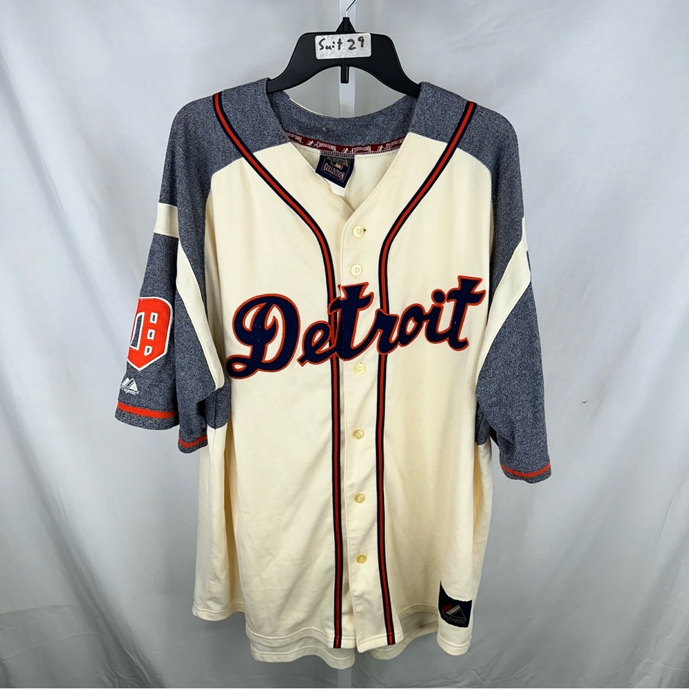 Cooperstown Collection Men's Detroit Tigers MLB Jersey - Size Measured